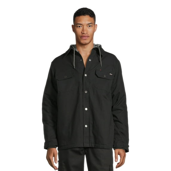 Genuine Dickies Men's Canvas Hooded Shirt Jacket