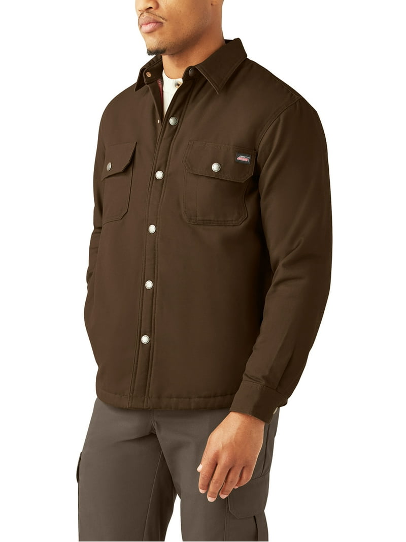 Genuine Dickies Men's Canvas Quilted Shirt Jacket