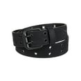 thumbnail image 1 of Genuine Dickies Men's Casual Black Grommet Fully Adjustable Belt with Double Prong Buckle (Regular and Big & Tall Sizes), 1 of 6