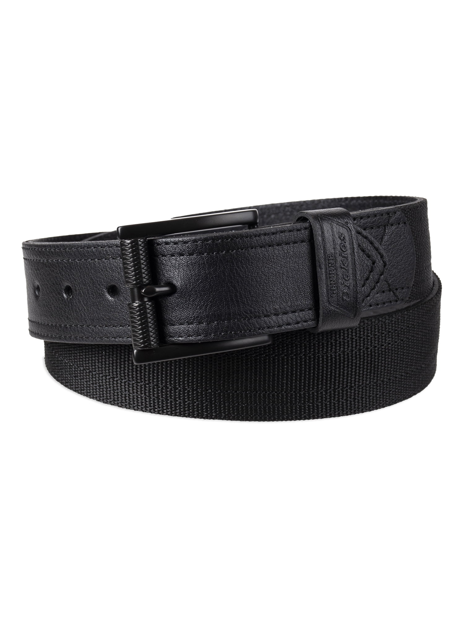 Genuine Dickies Men's Casual Black Nylon Work Belt with Roller Buckle ...