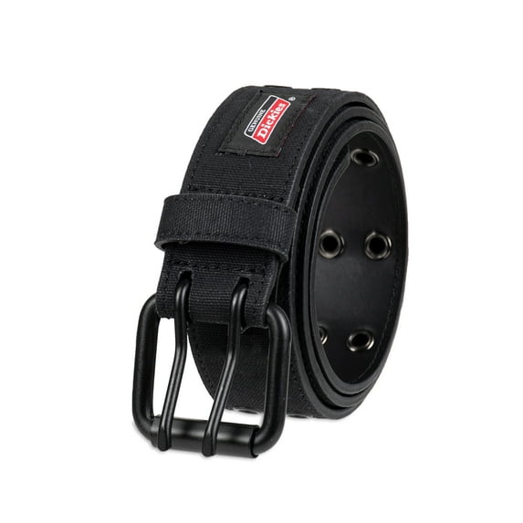 Genuine Dickies Men's Casual Leather Double Prong Belt
