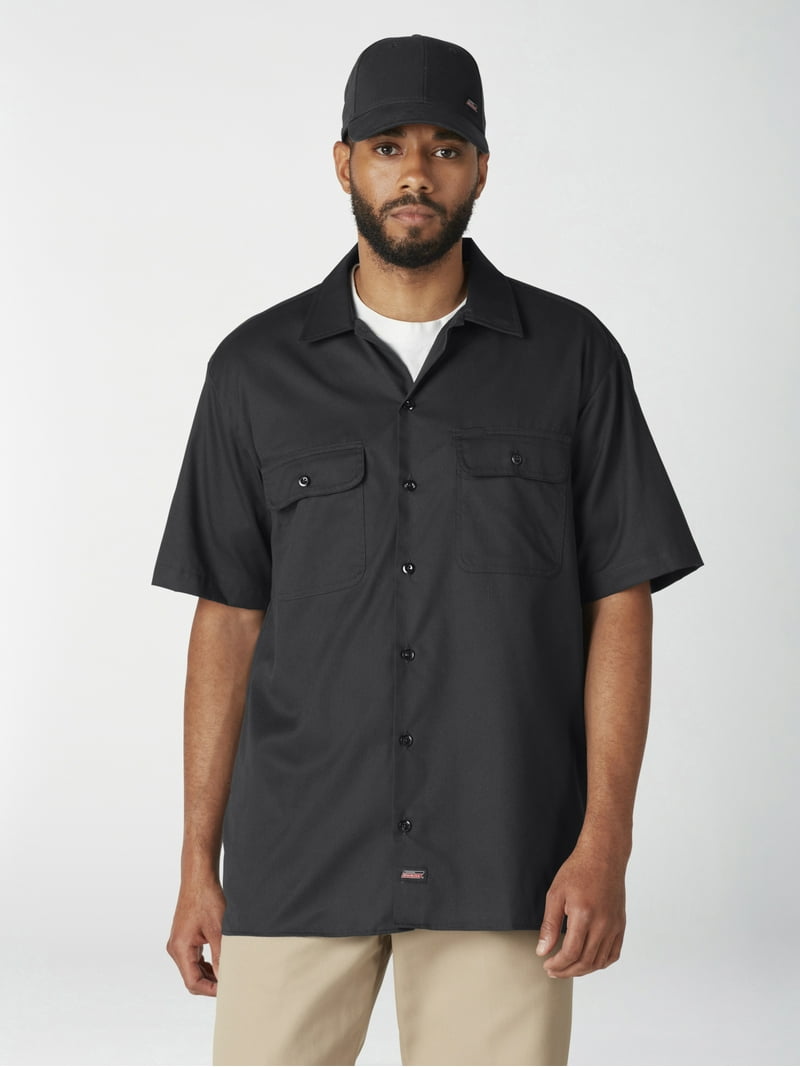Genuine Dickies Men's FLEX Short Sleeve Work Shirt with Temp