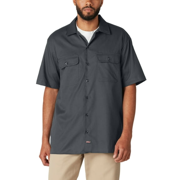Genuine Dickies Men's FLEX Short Sleeve Work Shirt with Temp Control Cooling