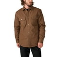 thumbnail image 1 of Genuine Dickies Men's Flannel Lined Canvas Shirt Jacket, 1 of 3