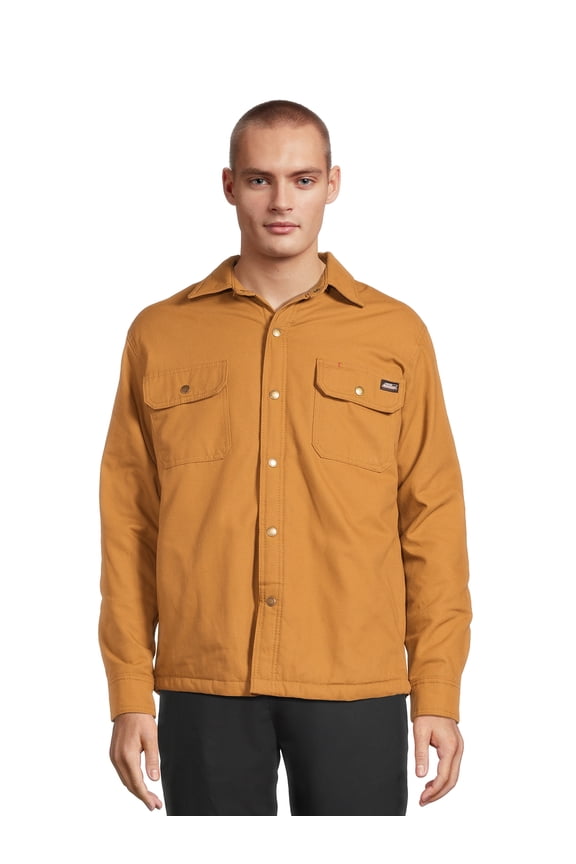 Men's Fleece Lined Flannel Shirt Jacket