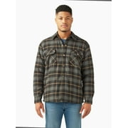 Genuine Dickies Men's Fleece Lined Flannel Shirt Jacket