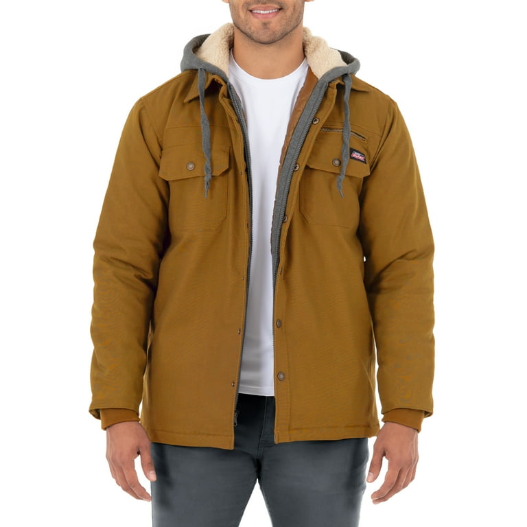 Dickies men's canvas shirt top jacket with quilted lining