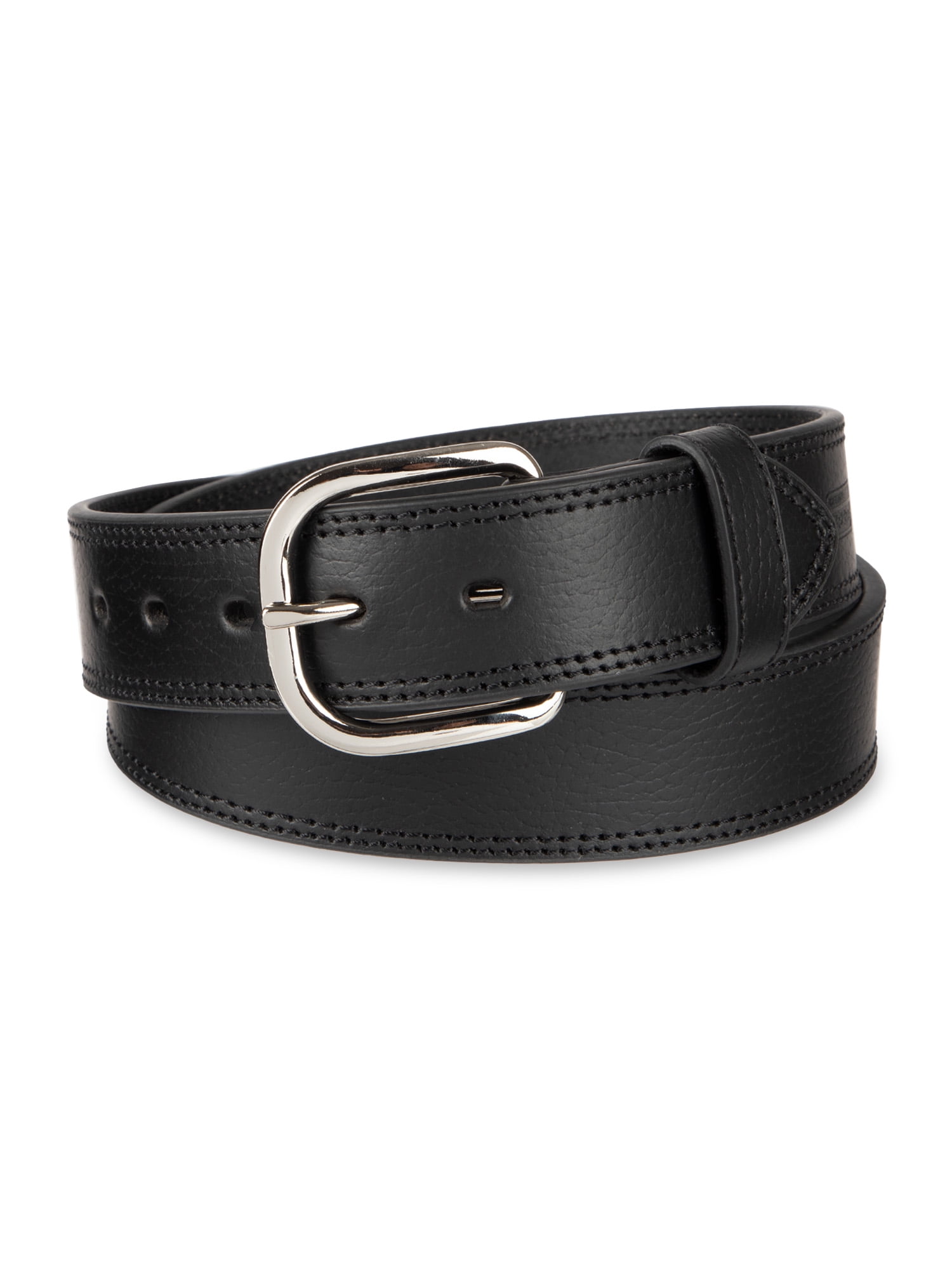 Genuine Dickies Men's Heavy Weight Leather Belt - Regular and Big & Tall Sizes