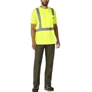 Genuine Dickies Men's Hi-Vis Short Sleeve Safety Tee with 3M™ Scotchlite™ Reflective Taping