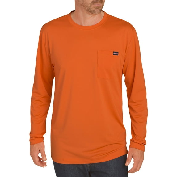 Genuine Dickies Men's Long Sleeve Active Performance Pocket T-Shirt