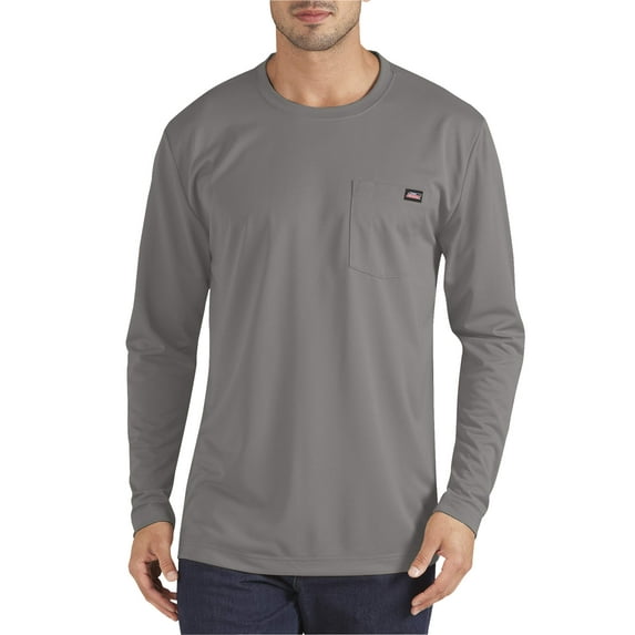 Genuine Dickies Men's Long Sleeve Performance Pocket T-Shirt