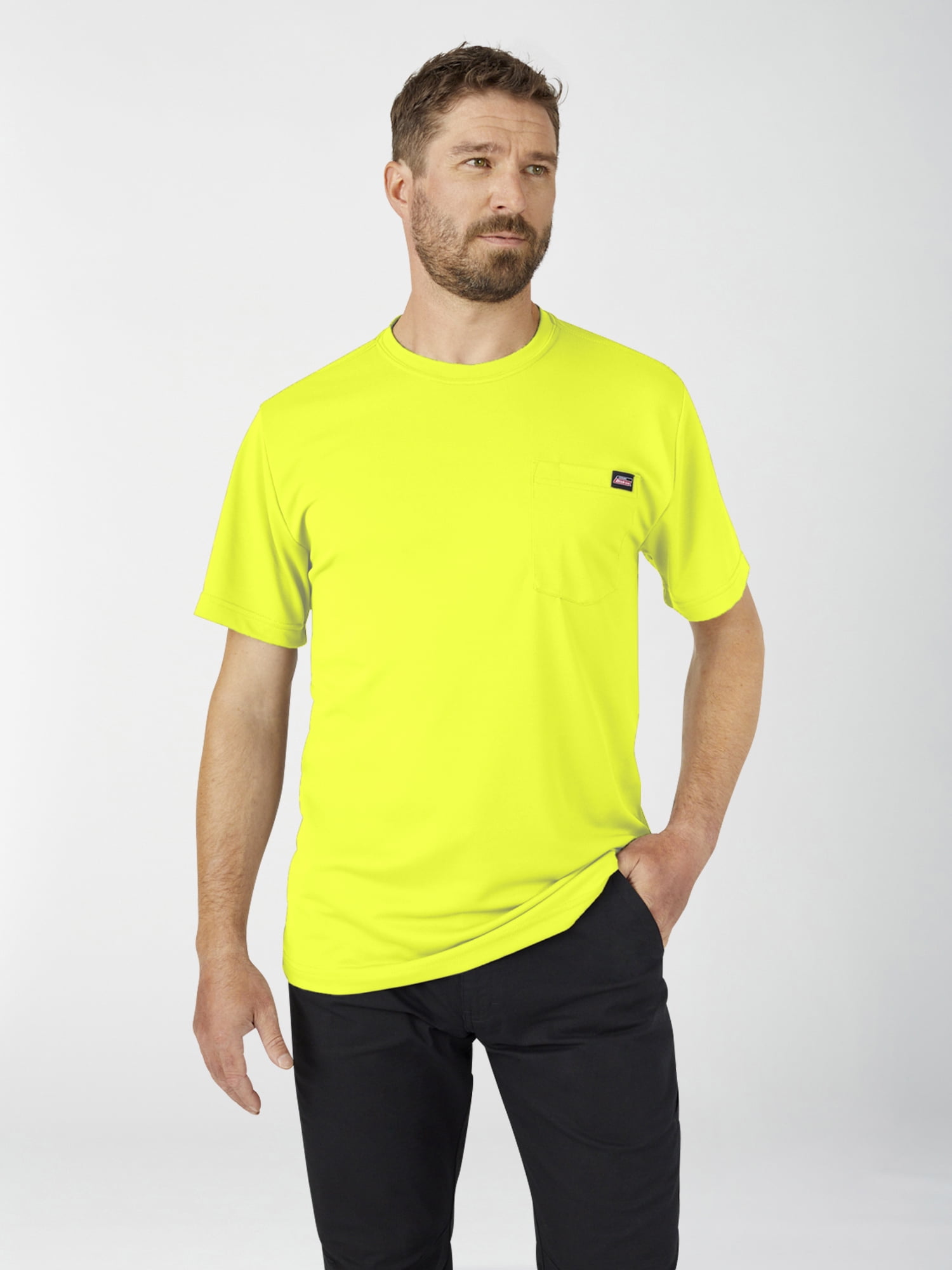 Genuine Dickies Men's Regular Fit Short Sleeve Performance Pocket T-Shirt