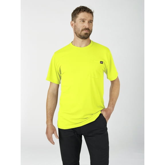 Genuine Dickies Men's Regular Fit Short Sleeve Performance Pocket T-Shirt