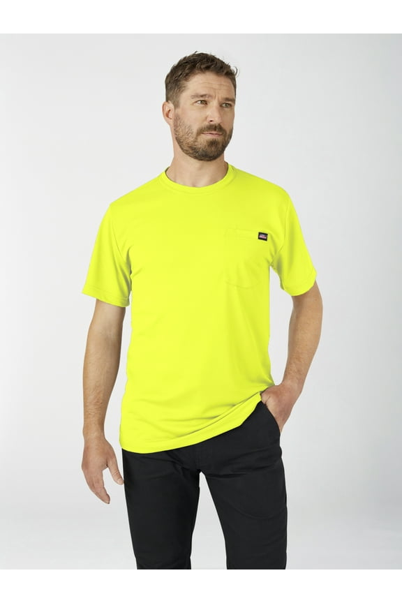 Men's Regular Fit Short Sleeve Performance Pocket T-Shirt
