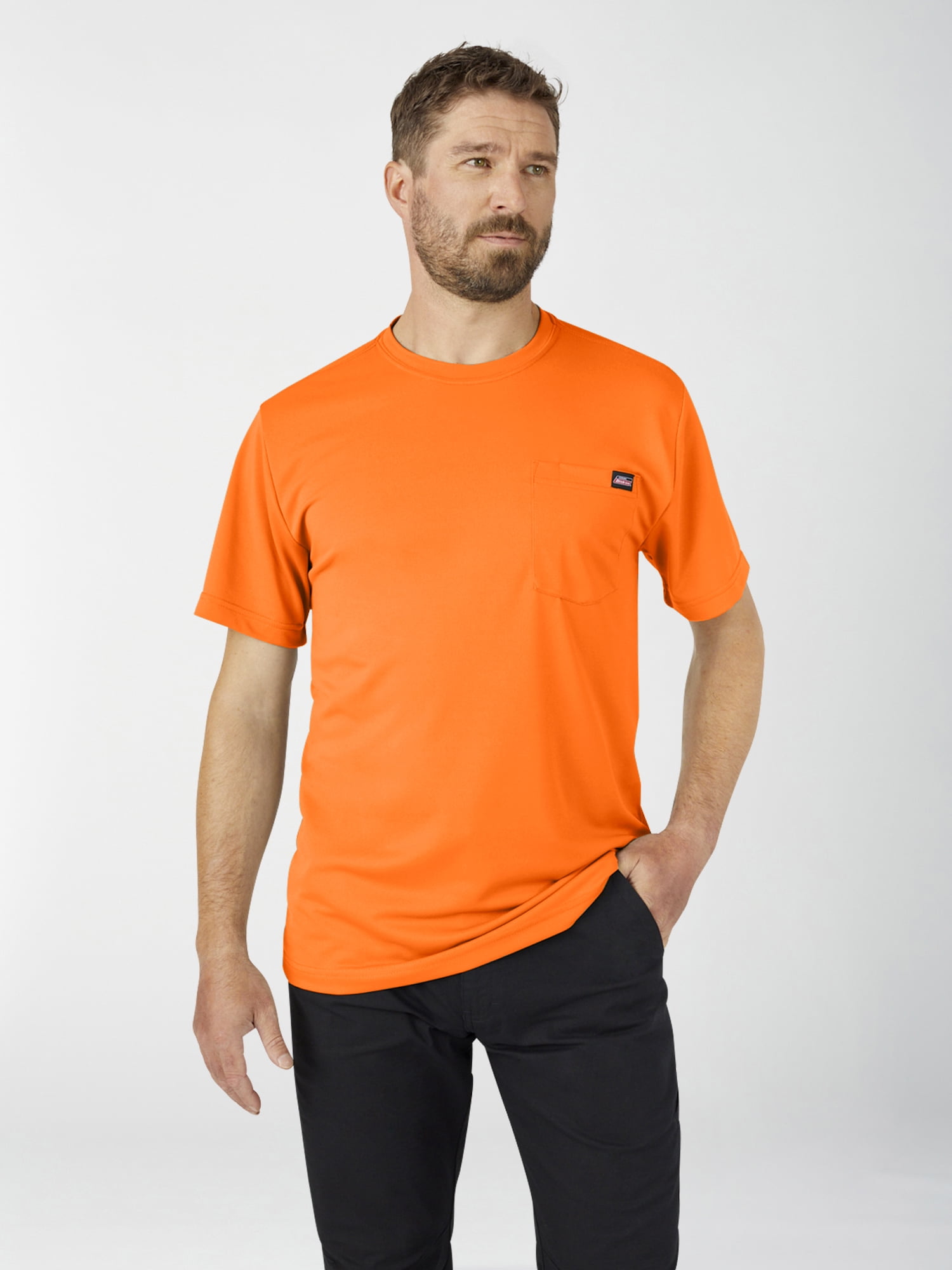 Genuine Dickies Men's Regular Fit Short Sleeve Performance Pocket T-Shirt