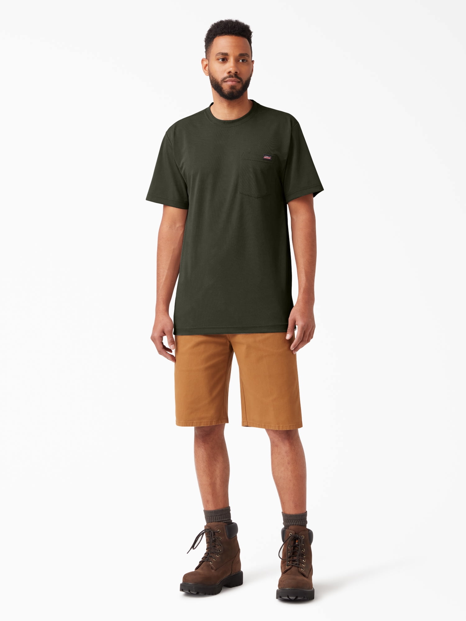 Genuine Dickies Men's Regular Fit Short Sleeve Performance Pocket T-Shirt