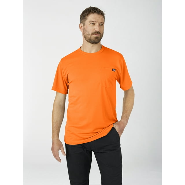Genuine Dickies Men's Relaxed Fit Performance Polyester Tee Shirt