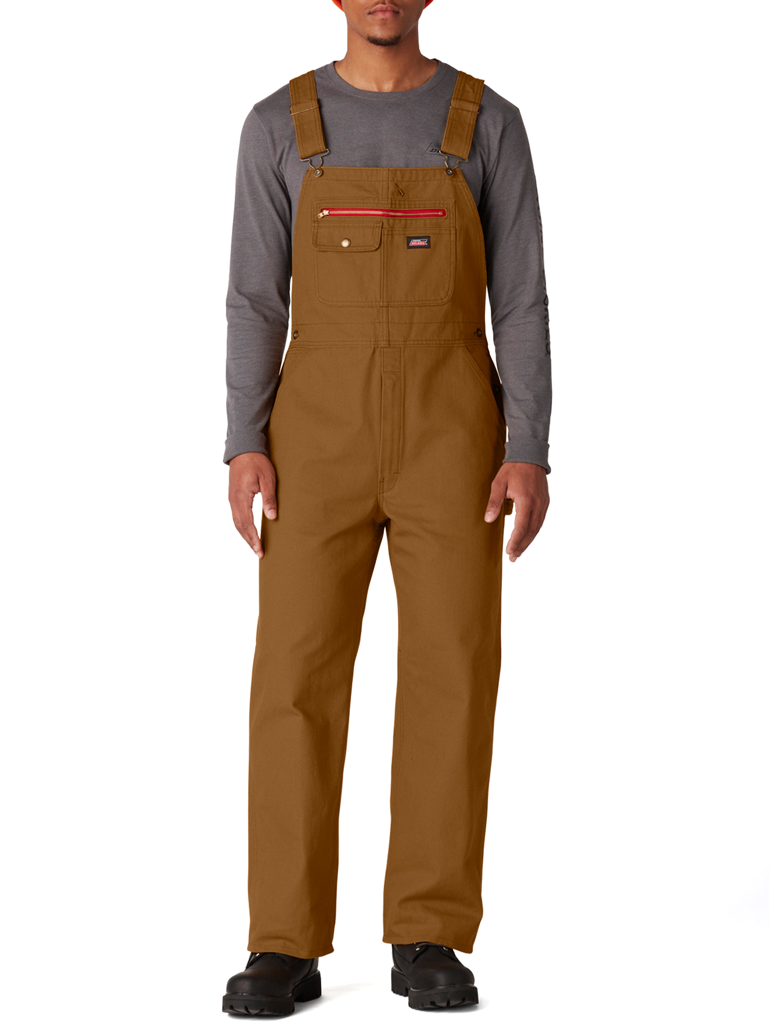 Genuine Dickies Men's Relaxed Fit Ultra Tough Workwear Bib Overall - image 1 of 5