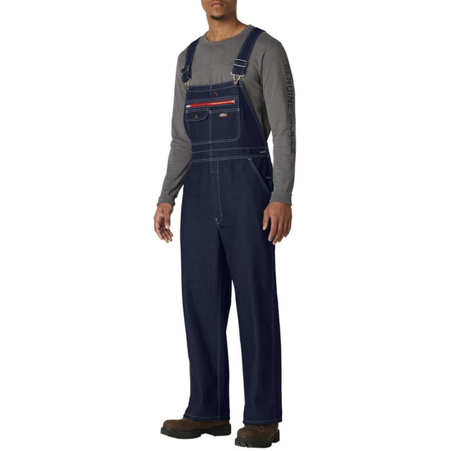 Genuine Dickies Men's Relaxed Fit Ultra Tough Workwear Bib Overall ...