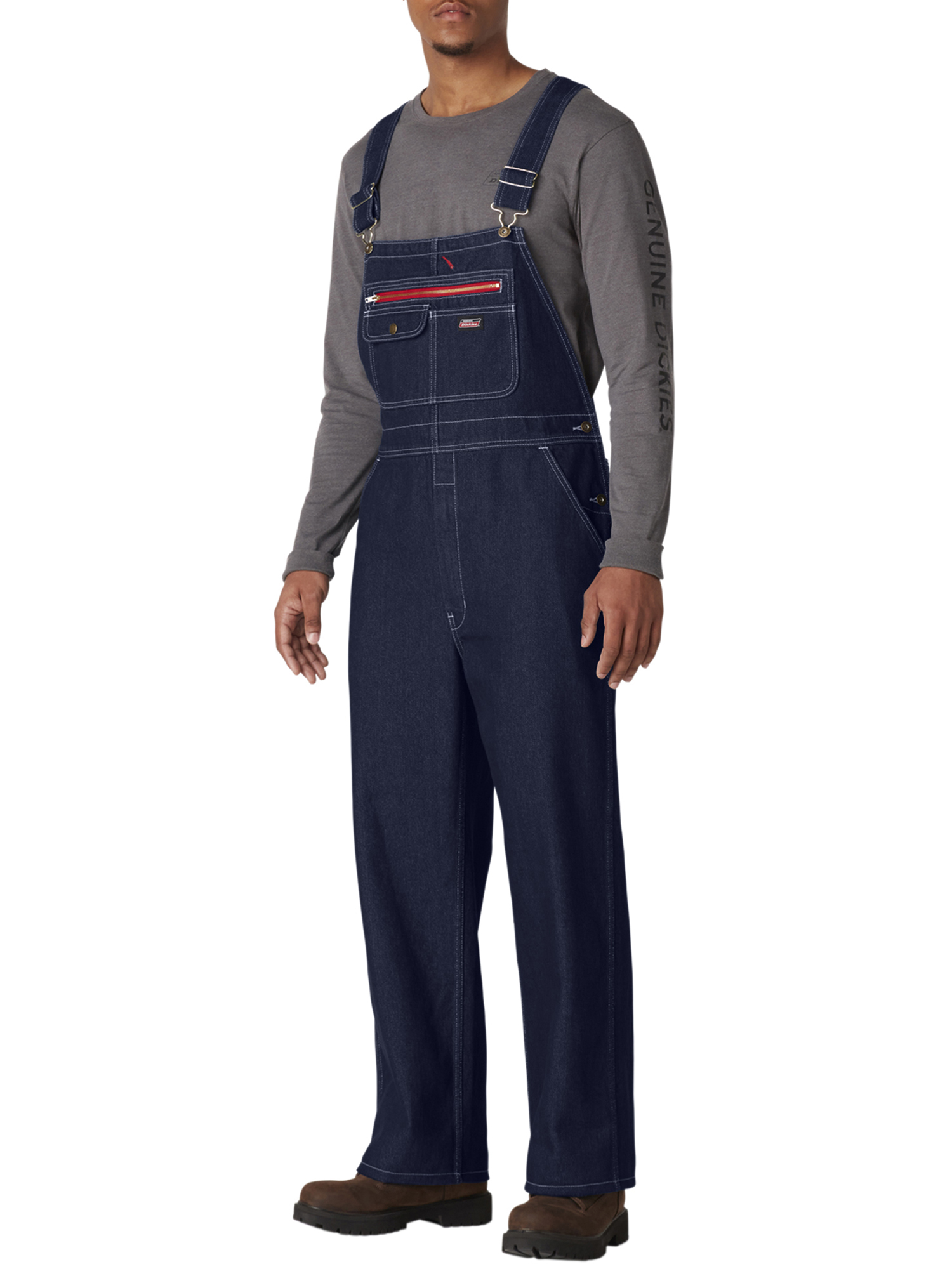 Genuine Dickies Men's Relaxed Fit Ultra Tough Workwear Bib Overall - image 1 of 6