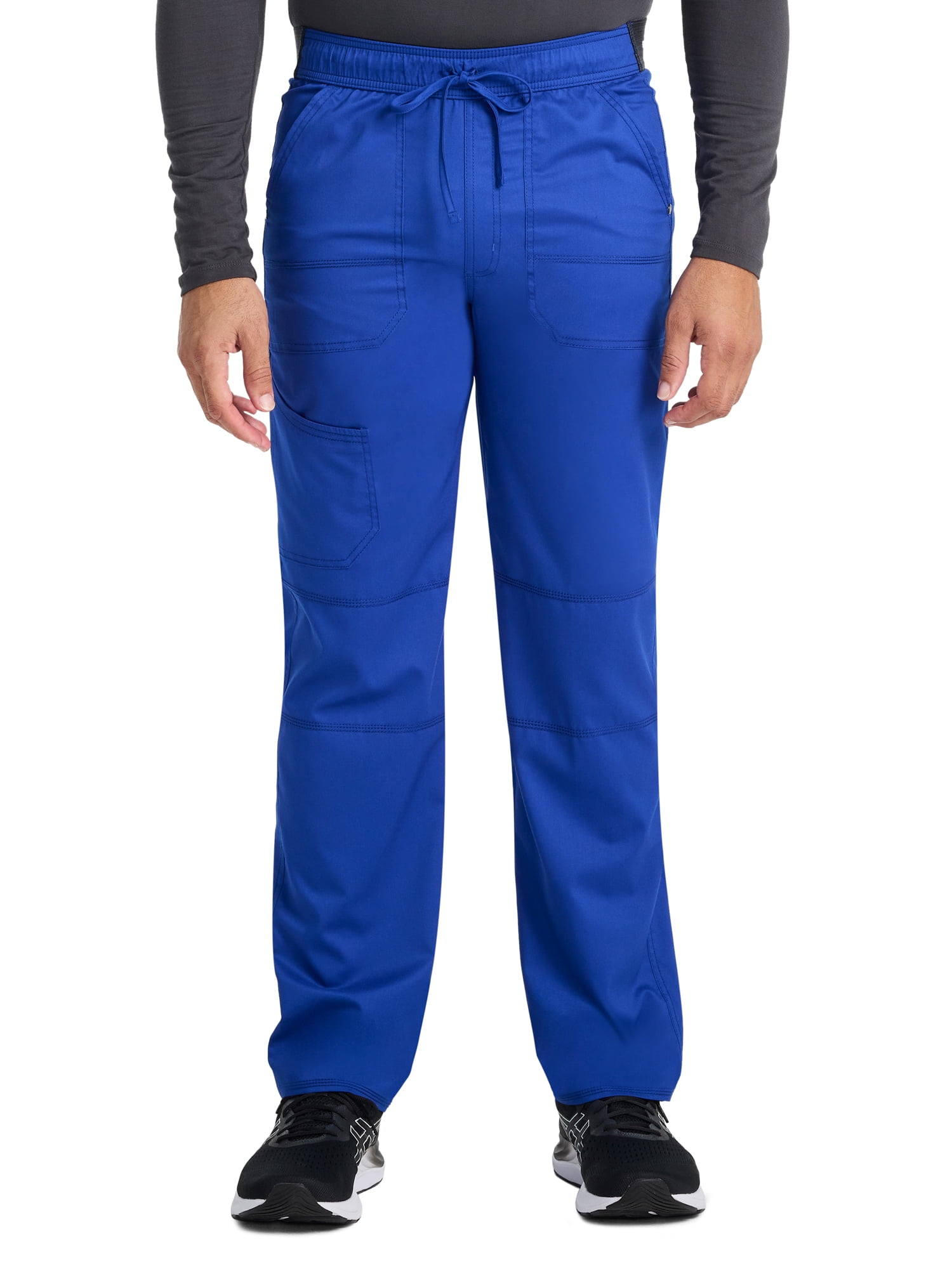 Genuine Dickies Men's Stretch Drawstring Straight Leg Cargo Scrub Pant