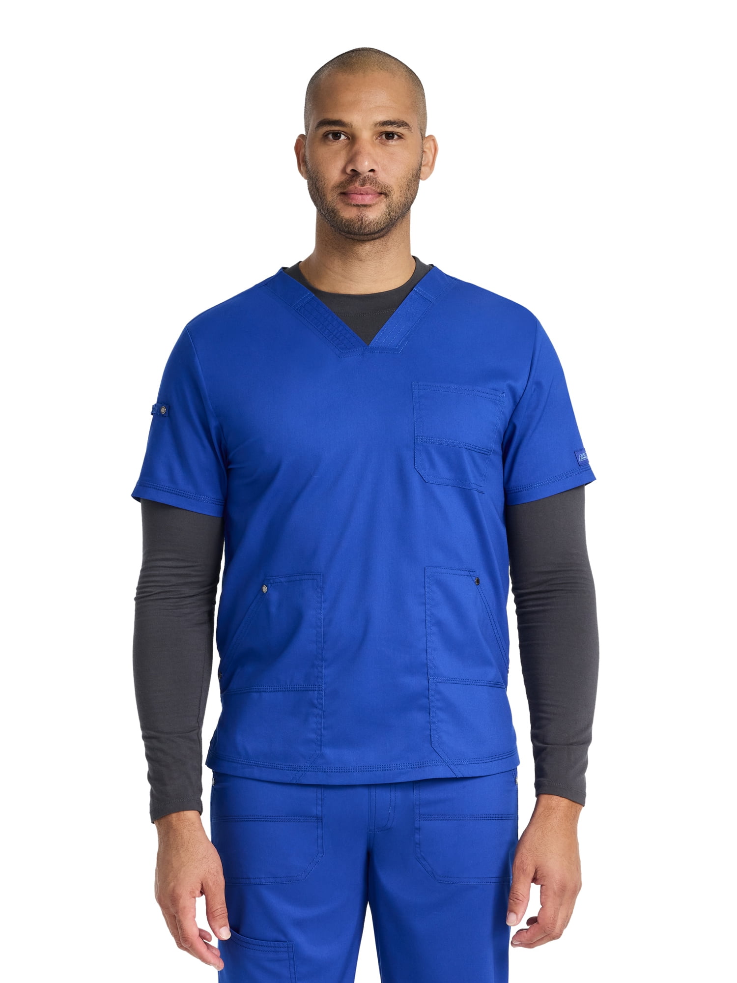 Genuine Dickies Men's Stretch V-Neck Scrub Top