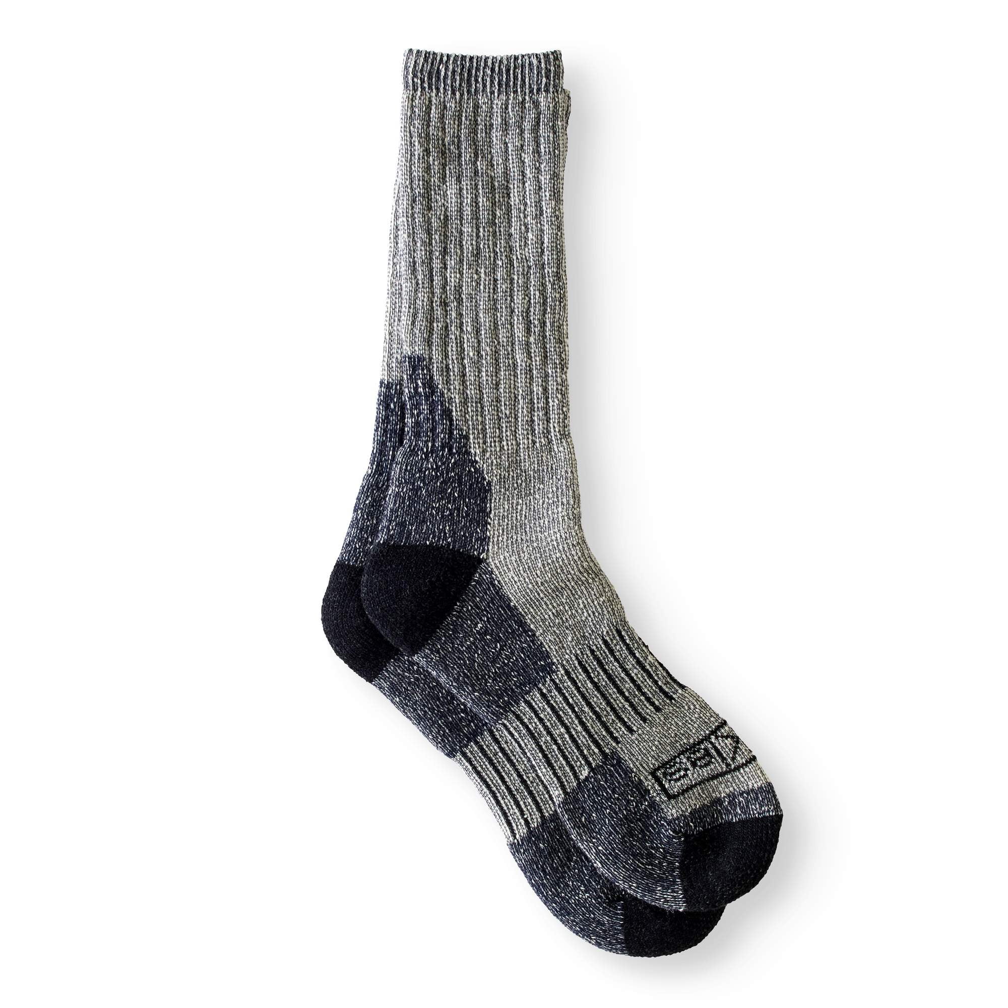 Genuine Dickies Men's Wool Thermal Steel Toe Crew Socks, 2-Pack 