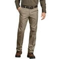 Genuine Dickies Mens Flat Front Comfort Waist Flex Pant