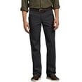 Genuine Dickies Mens Flat Front Flex Pant, Slim Fit