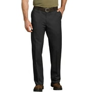 Genuine Dickies Men's Relaxed Fit Straight Leg Flat Front Flex Work Pant