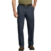Genuine Dickies Men's Relaxed Fit Straight Leg Flat Front Flex Work Pant