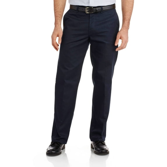 Genuine Dickies Men's Relaxed Fit Straight Leg Flat Front Flex Work Pant