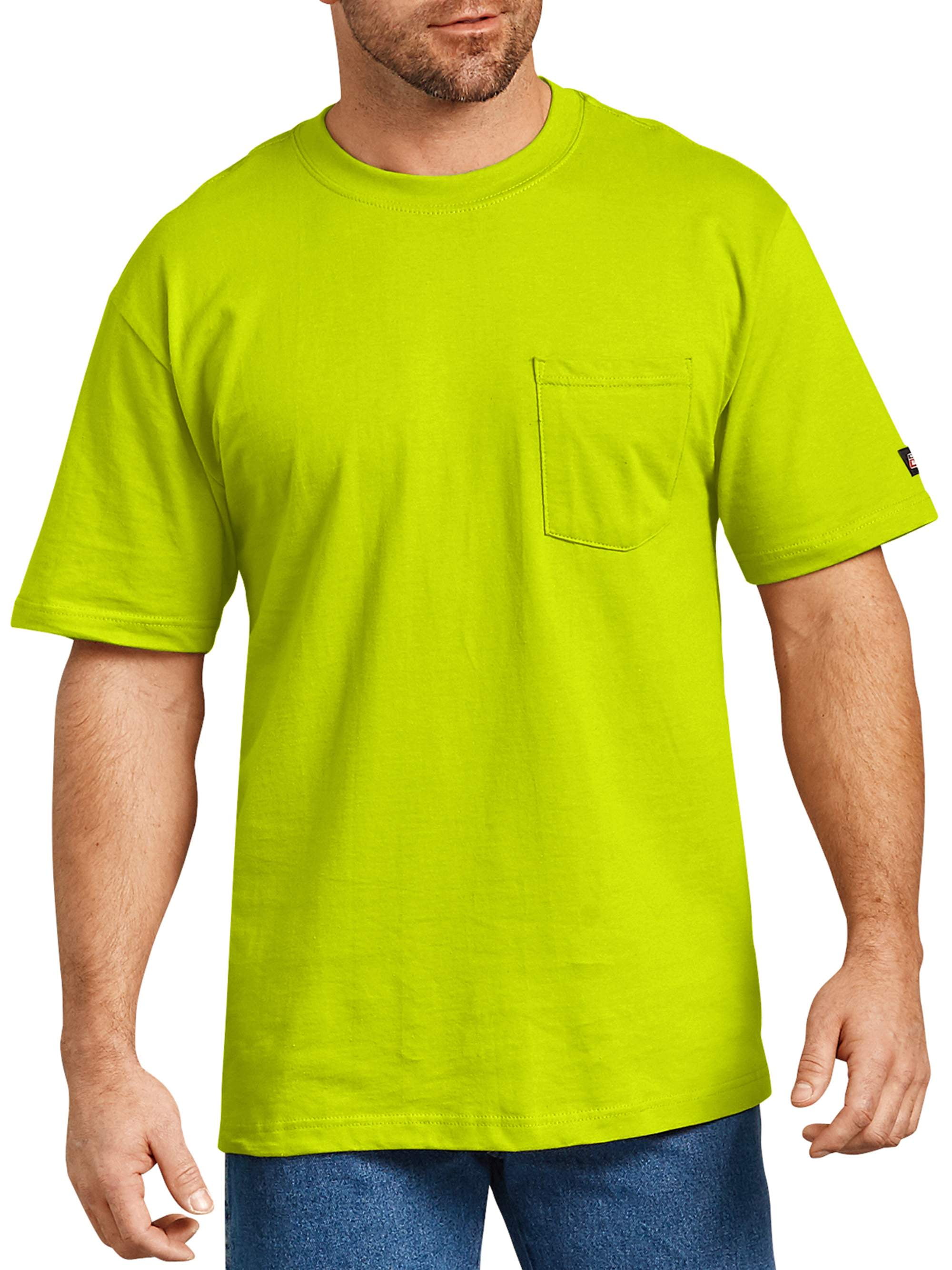 Genuine Dickies Mens and Big Mens Performance Short Sleeve Heavyweight  Pocket T-Shirt