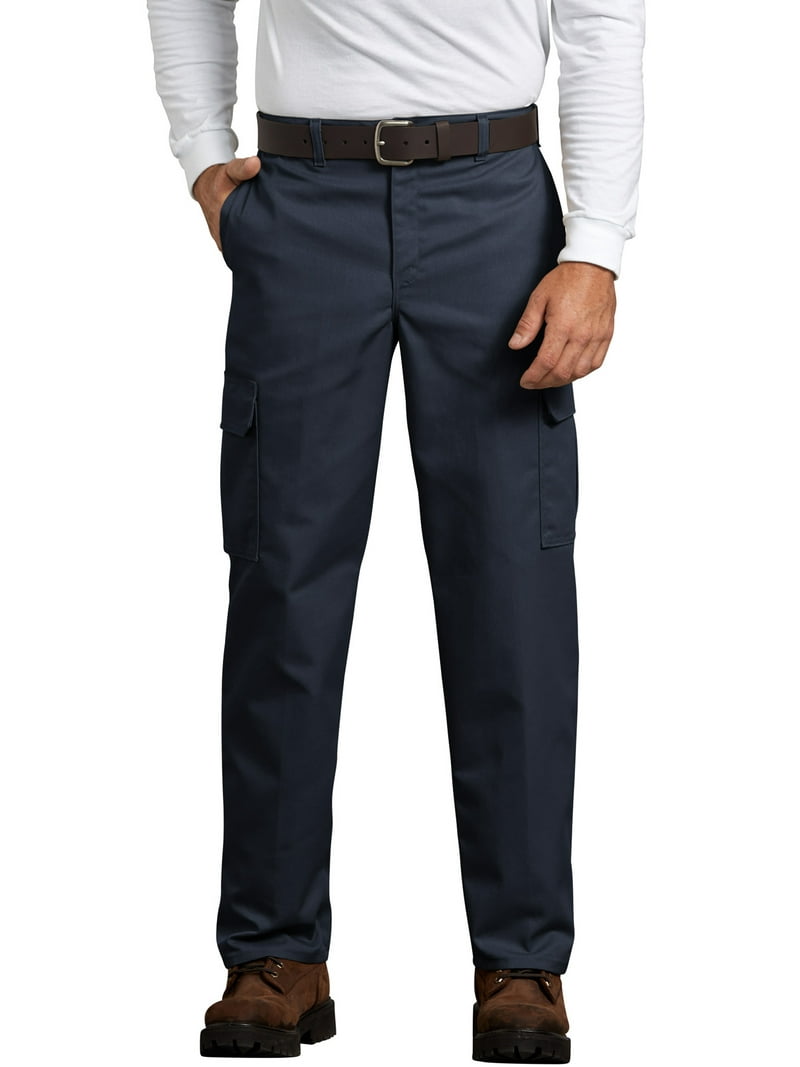 Genuine Dickies Mens Flex Cargo Pant, Durable Poly Cotton