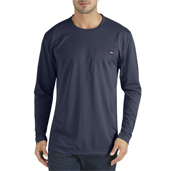 Genuine Dickies Mens and Big Mens Long Sleeve Performance Pocket T-Shirt