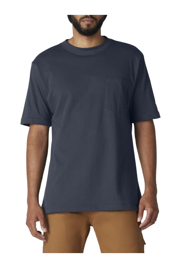 Mens and Big Mens Performance Short Sleeve Heavyweight Pocket T-Shirt