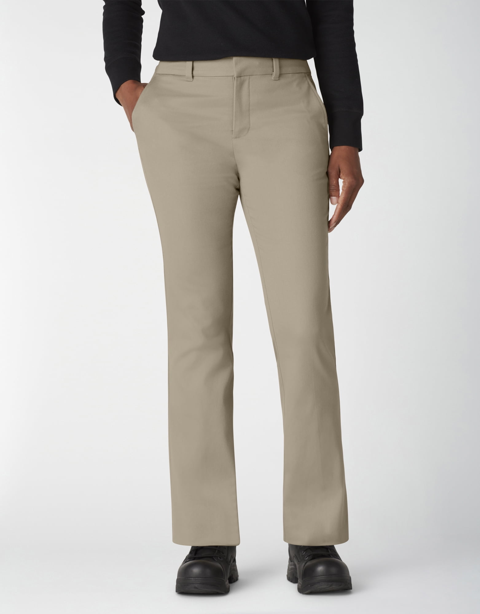 Genuine Dickies Regular Bootcut Flat Front Pant (Women's), 1 Count, 1 Pack