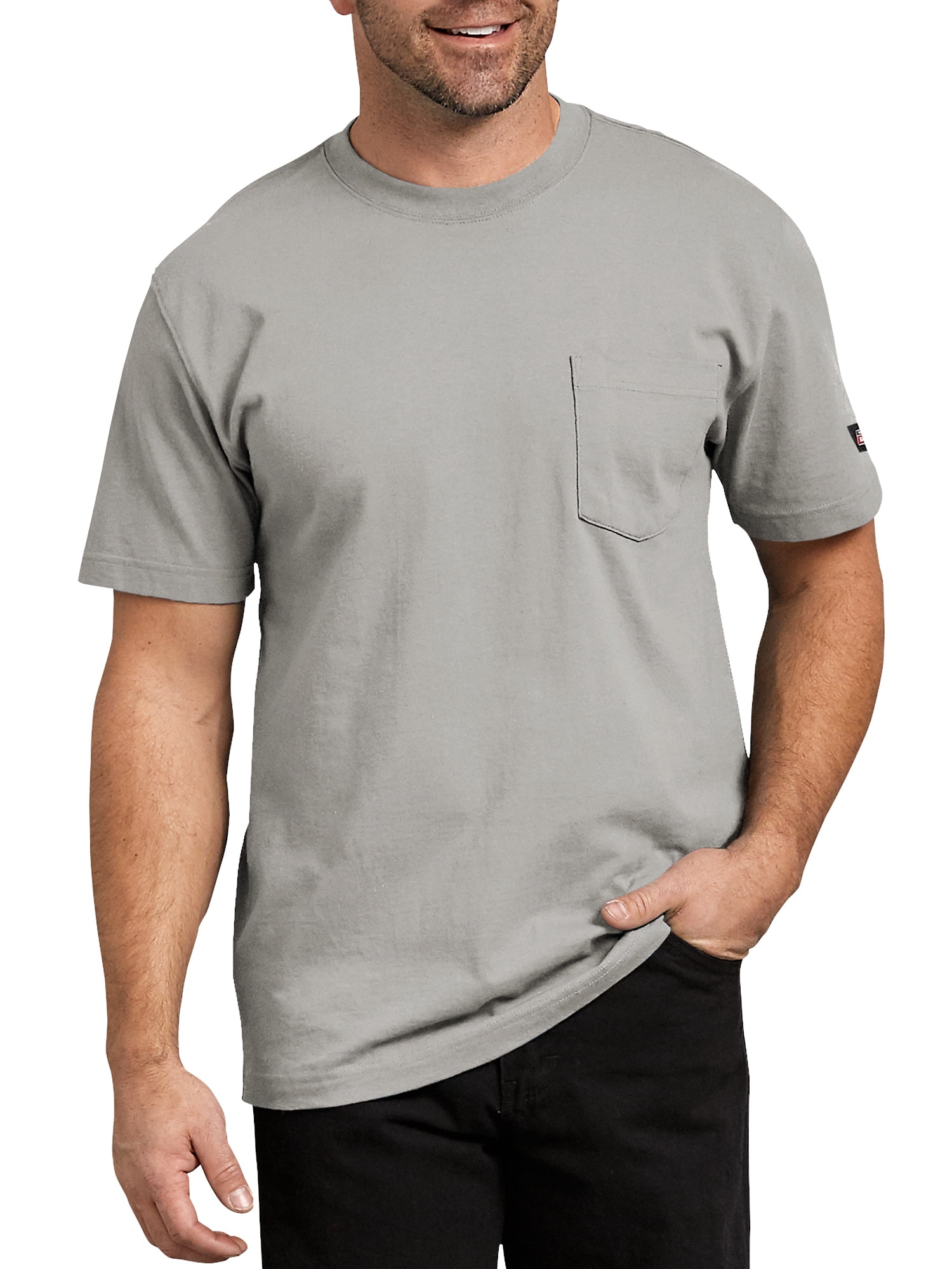 Sleeve Dickies and Performance Mens Heavyweight T-Shirt Genuine Pocket Mens Big Short