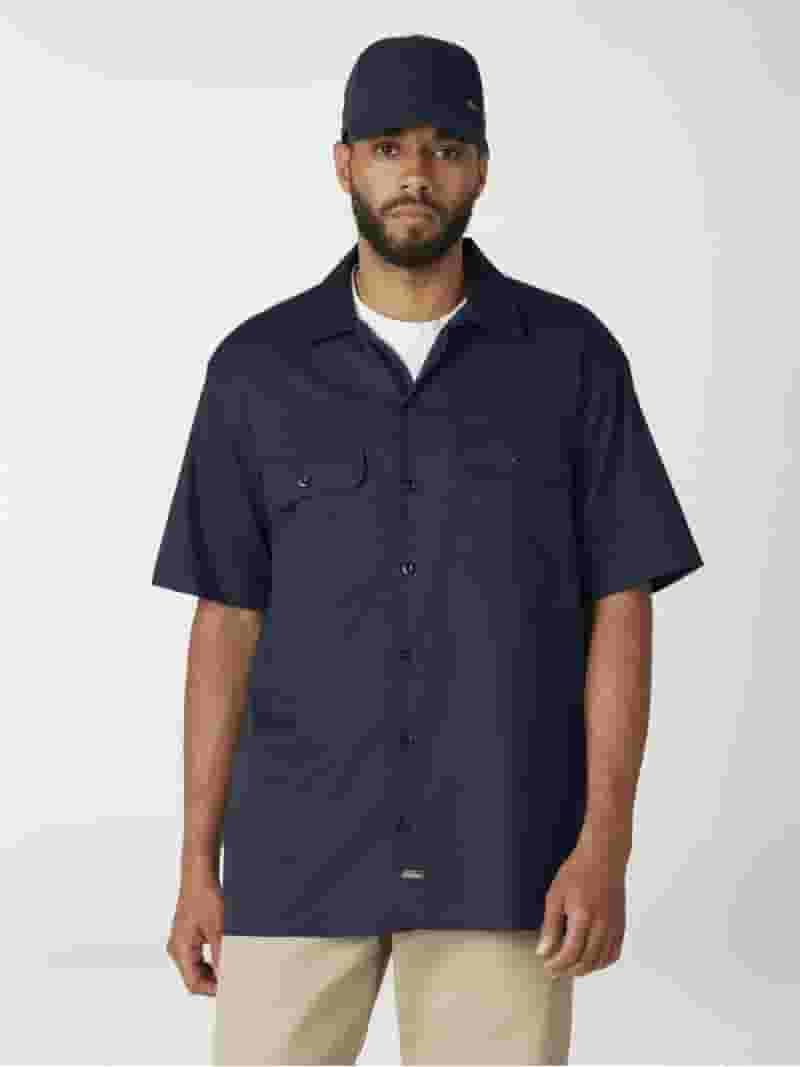 Vintage Ford Motor Company Dickies Men's Short Sleeve Workshirt Vintage Ford Motor Company Dickies Men's Short Sleeve Workshirt