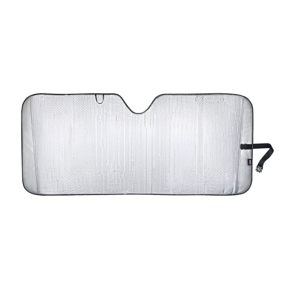 Genuine Dickies Silver Carbon Fiber Accordion Windshield Sun Shade, 41131WDI