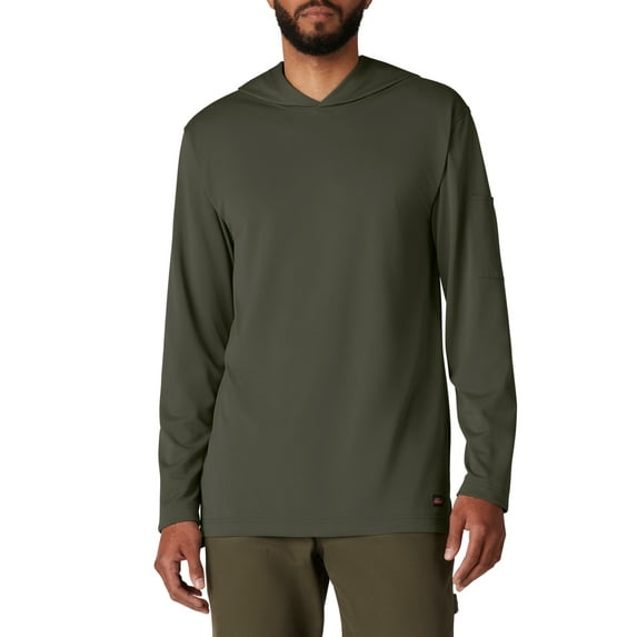 Genuine Dickies Sun Defense Hooded Long Sleeve Performance Shirt