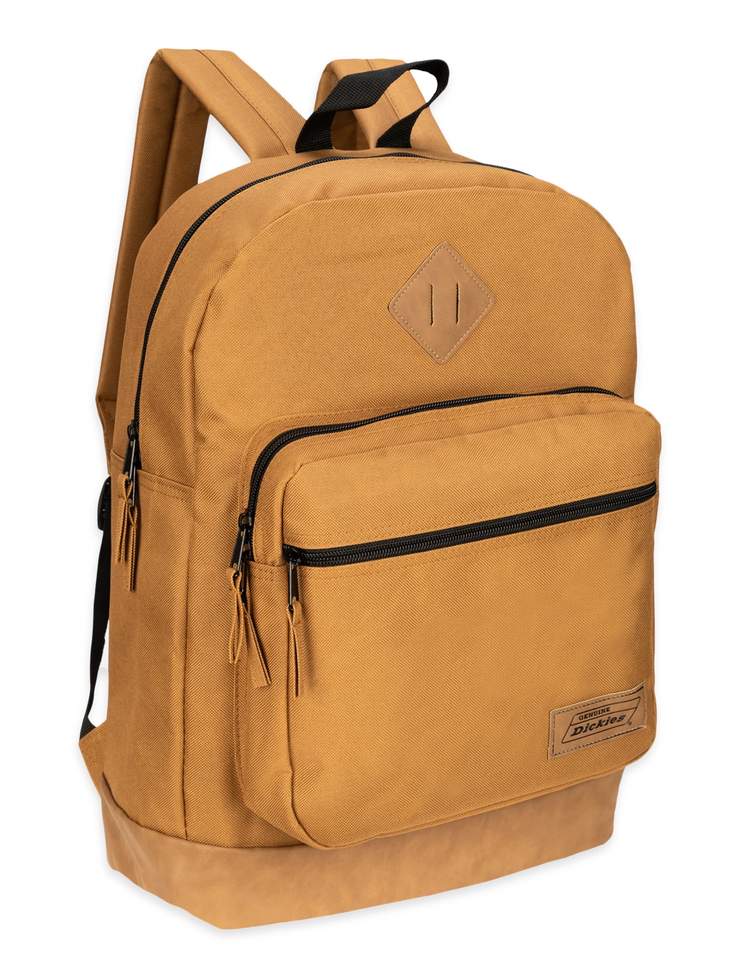 Genuine Dickies Unisex Varsity 17 Laptop Backpack Duck Brown Walmart