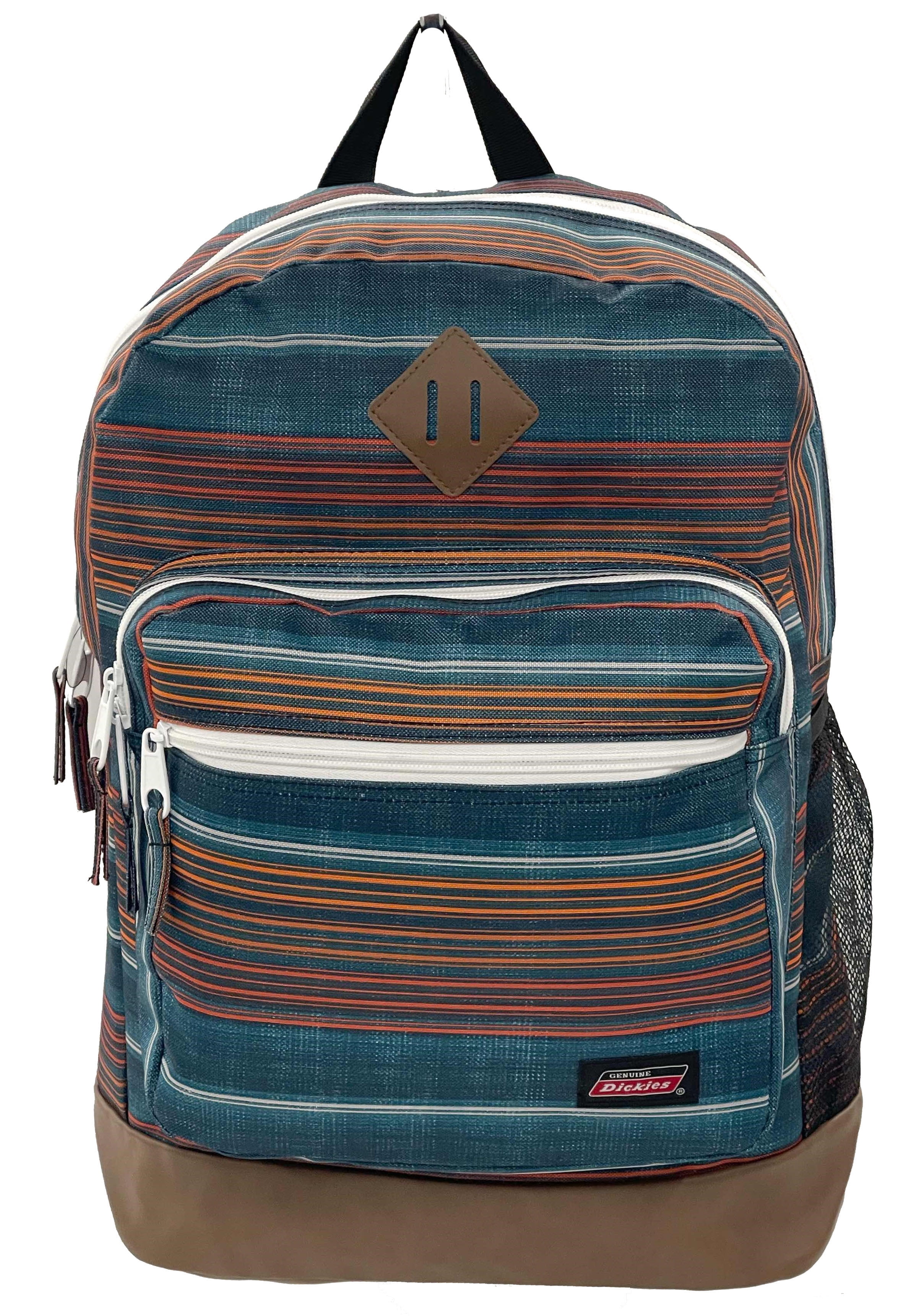Dickies Unisex Varsity Laptop Backpack Navy Brown Togo Ubuy