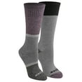 thumbnail image 1 of Genuine Dickies Women's Charcoal Fiber Color Block Thermal Crew Socks, 2-Pack, 1 of 4