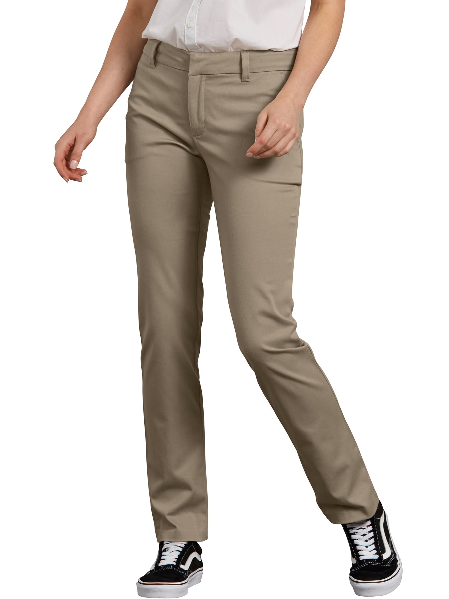 Genuine Dickies Women's Curvy Stretch Twill Straight Leg Service Pant