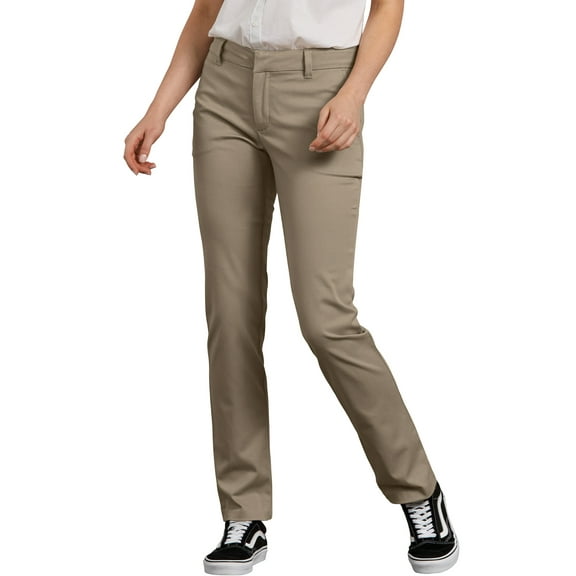Genuine Dickies Women's Curvy Stretch Twill Straight Leg Service Pant