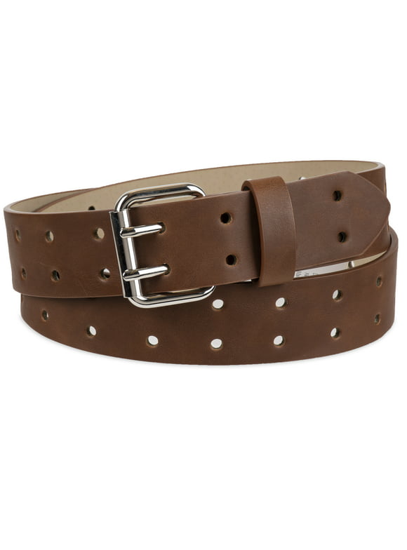 Genuine Dickies Women's Double Prong Perforated Casual Belt