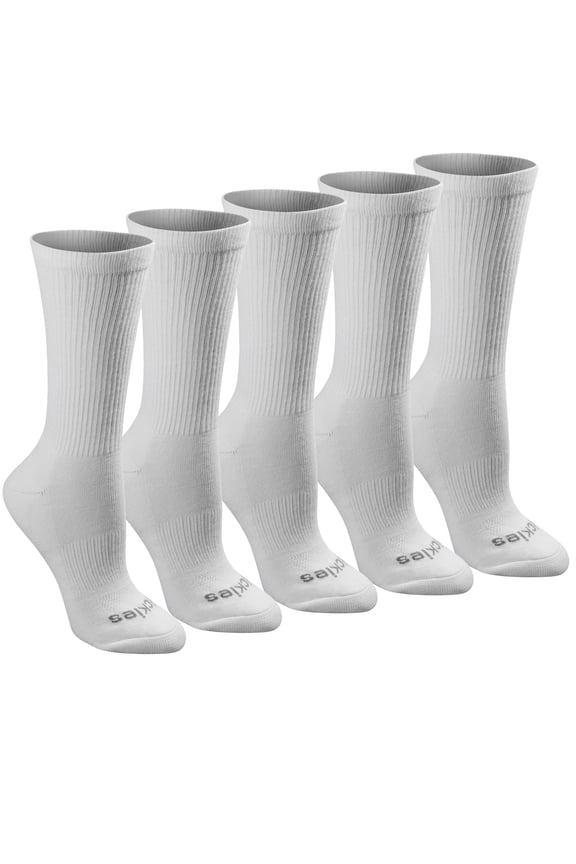 Genuine Dickies Women's Dri-Tech Crew Socks, 5-Pack