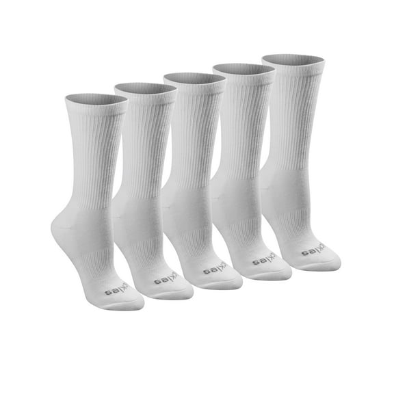 Genuine Dickies Women's Dri-Tech Crew Socks, 5-Pack