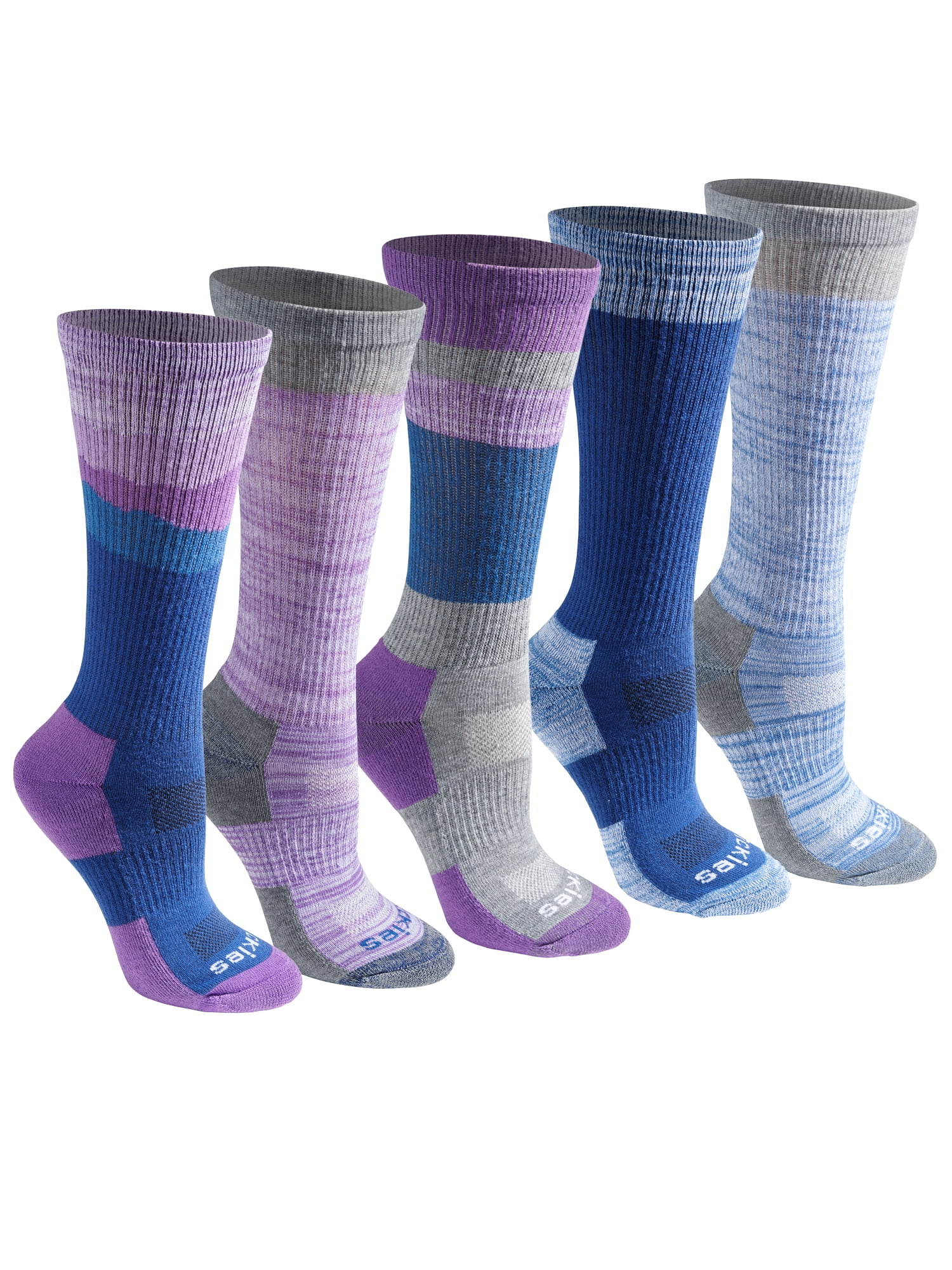 Genuine Dickies Women's Dri-Tech Crew Socks, 5-Pack